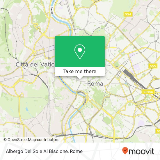 Albergo Del Sole Al Biscione map