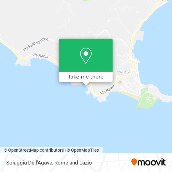 Spiaggia Dell'Agave map
