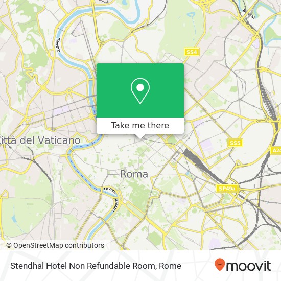 Stendhal Hotel Non Refundable Room map