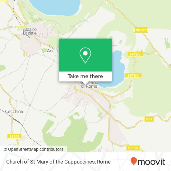 Church of St Mary of the Cappuccines map