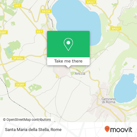 Santa Maria della Stella map