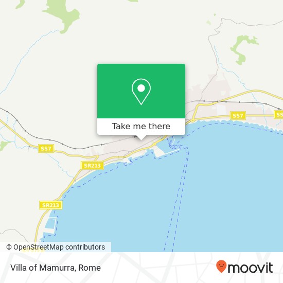 Villa of Mamurra map