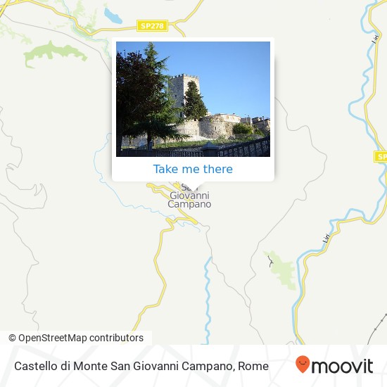 Castello di Monte San Giovanni Campano map