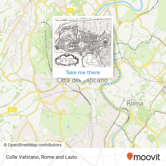 Colle Vaticano map