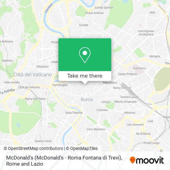 McDonald's (McDonald's - Roma Fontana di Trevi) map