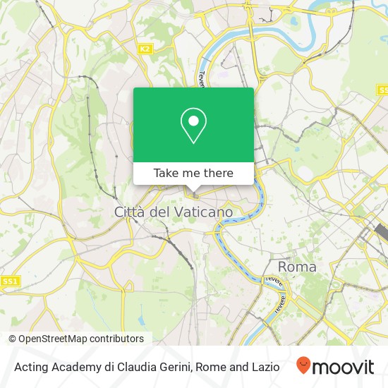 Acting Academy di Claudia Gerini map