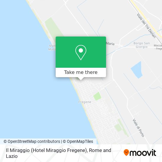 Il Miraggio (Hotel Miraggio Fregene) map