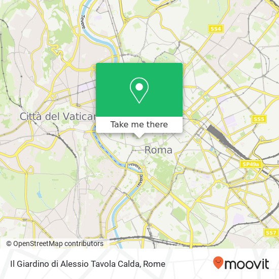 Il Giardino di Alessio Tavola Calda map