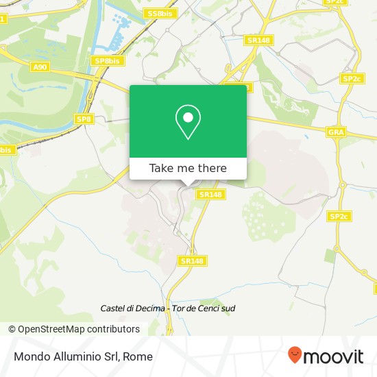 Mondo Alluminio Srl map