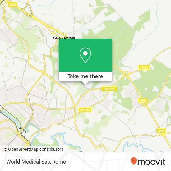 World Medical Sas map