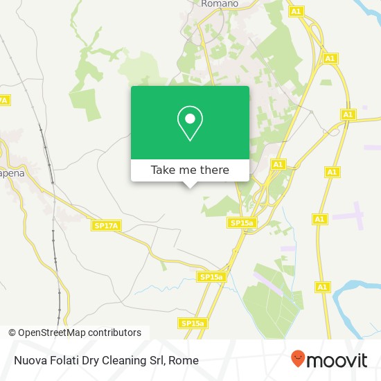 Nuova Folati Dry Cleaning Srl map