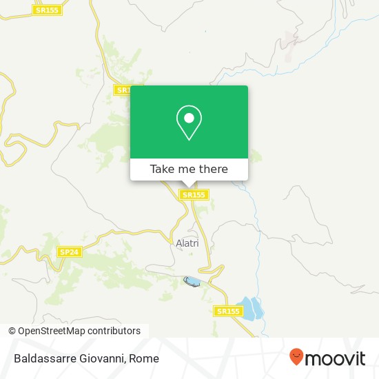 Baldassarre Giovanni map