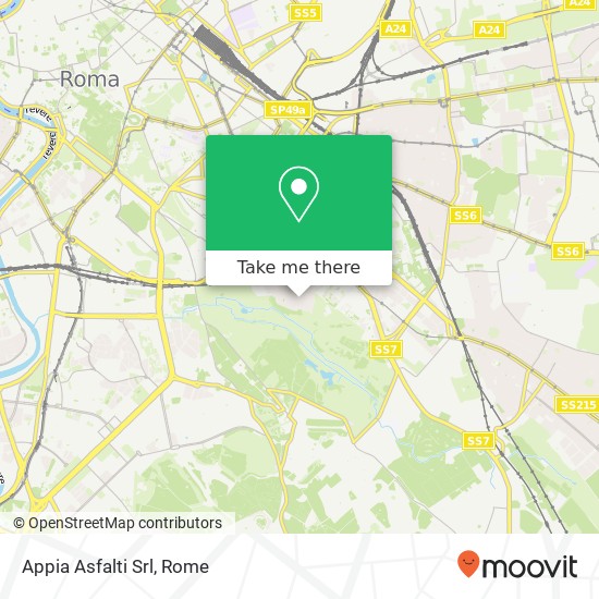 Appia Asfalti Srl map