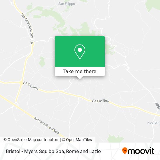 Bristol - Myers Squibb Spa map
