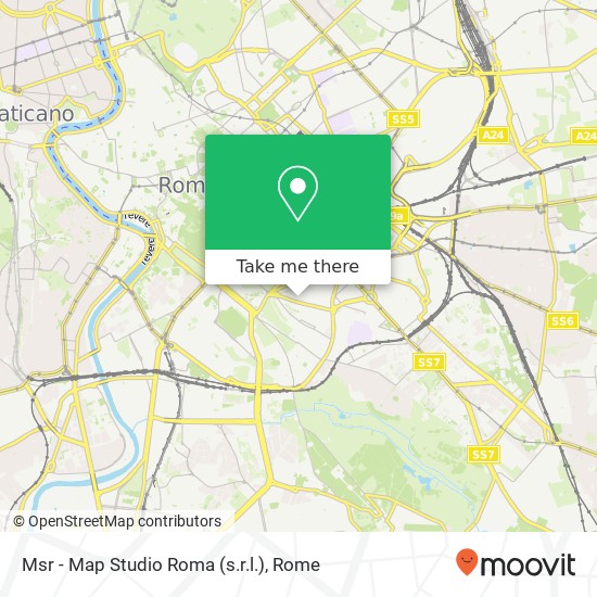 Msr - Map Studio Roma (s.r.l.) map