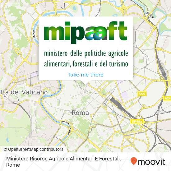 Ministero Risorse Agricole Alimentari E Forestali map