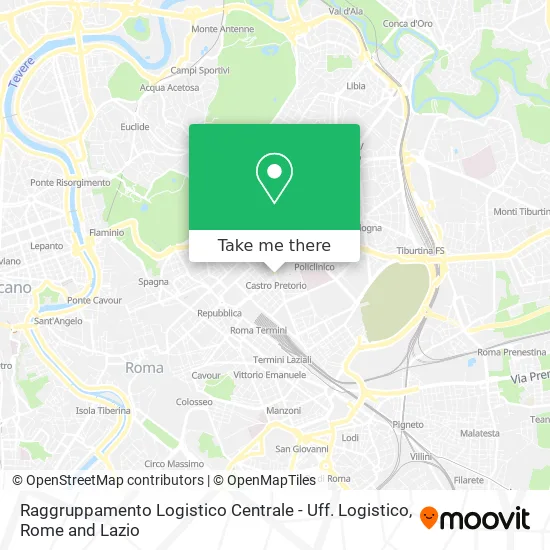 Raggruppamento Logistico Centrale - Uff. Logistico map