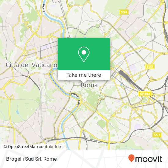 Brogelli Sud Srl map