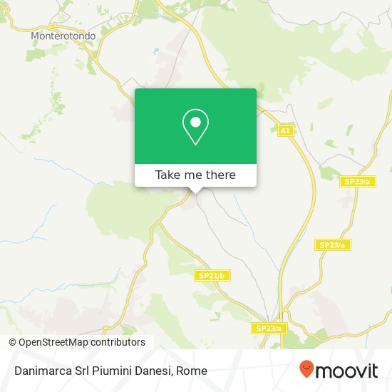 Danimarca Srl Piumini Danesi map