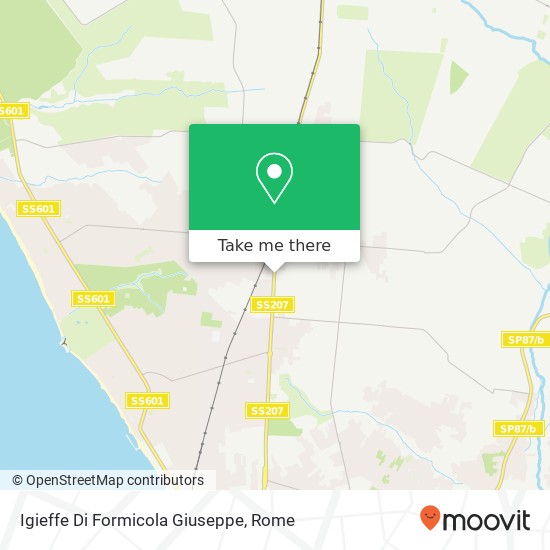 Igieffe Di Formicola Giuseppe map