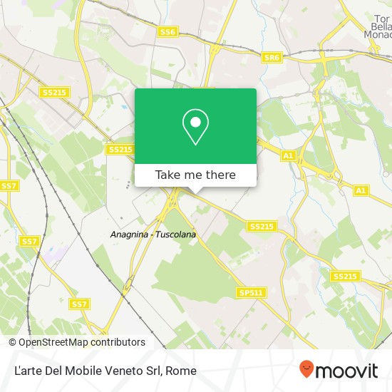 L'arte Del Mobile Veneto Srl map