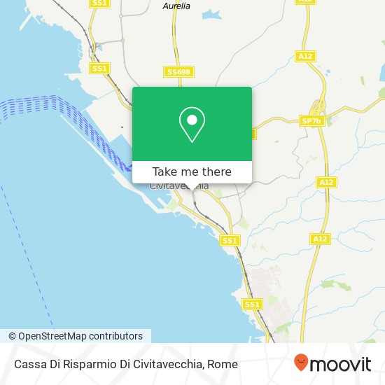 Cassa Di Risparmio Di Civitavecchia map