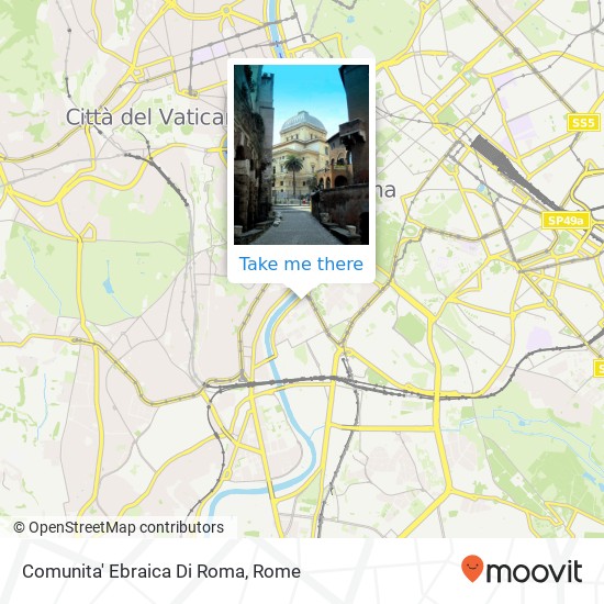 Comunita' Ebraica Di Roma map