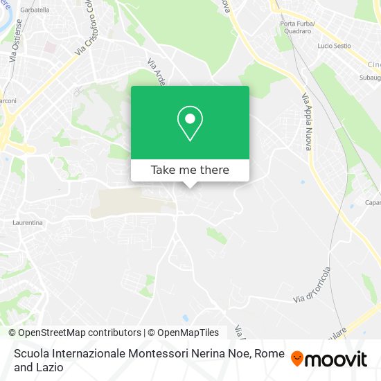 Scuola Internazionale Montessori Nerina Noe map