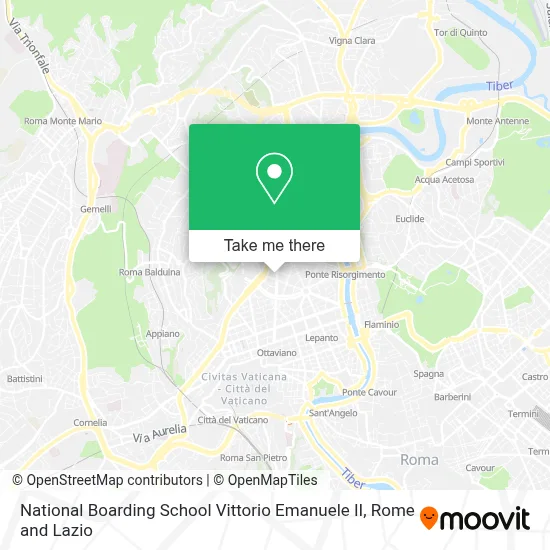 National Boarding School Vittorio Emanuele II map