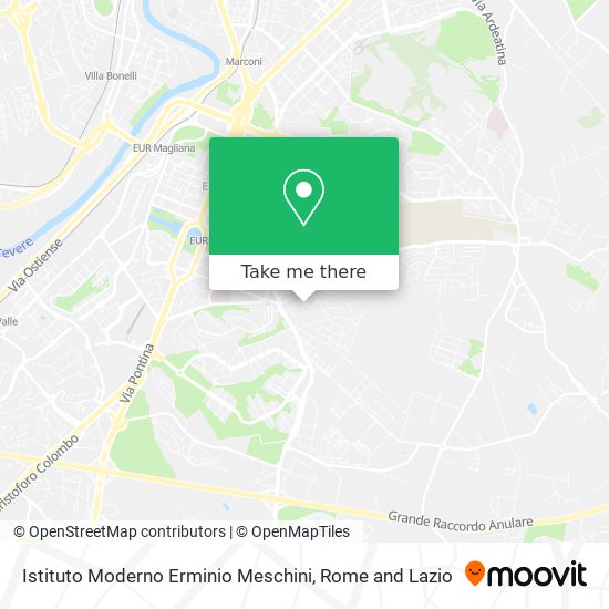 Istituto Moderno Erminio Meschini map