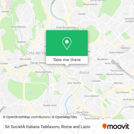 Sit SocietÀ Italiana Telelavoro map