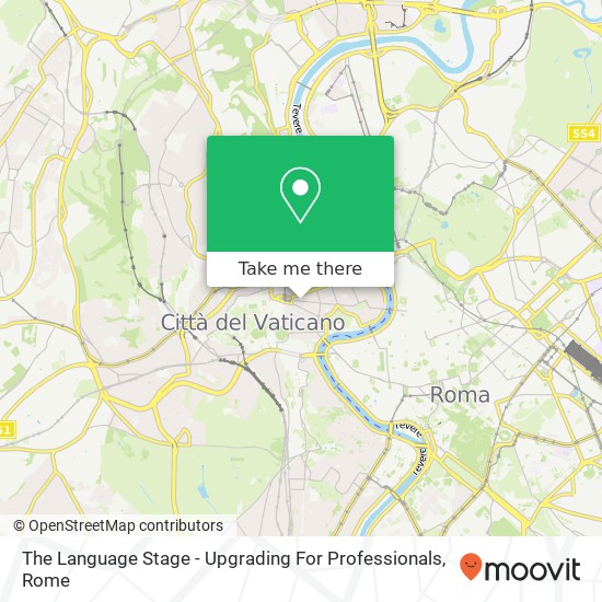 The Language Stage - Upgrading For Professionals map