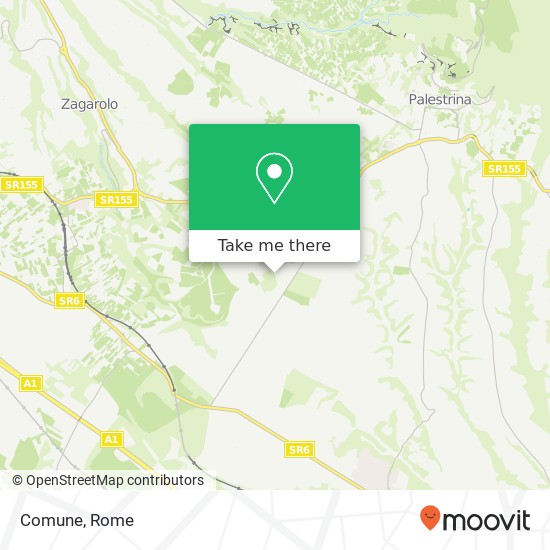 Comune map