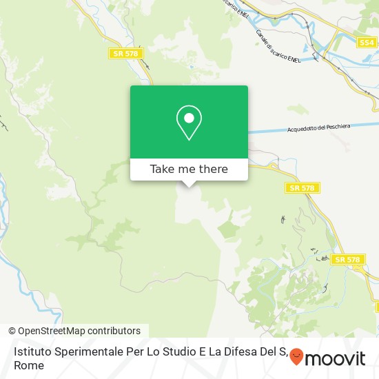 Istituto Sperimentale Per Lo Studio E La Difesa Del S map