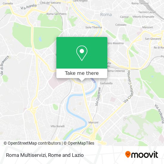 Roma Multiservizi map