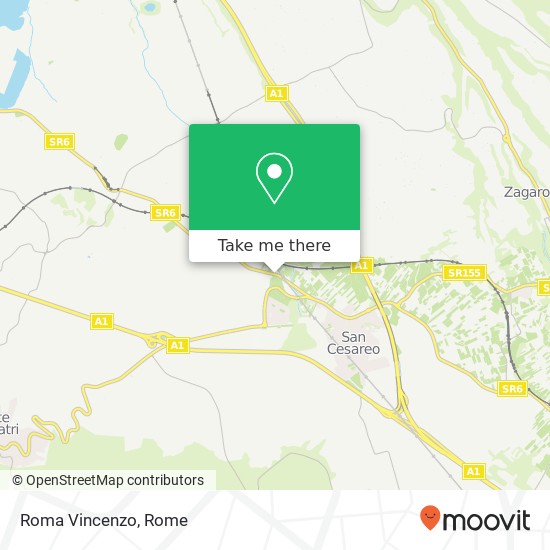 Roma Vincenzo map