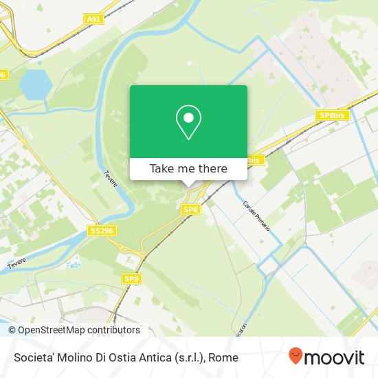 Societa' Molino Di Ostia Antica (s.r.l.) map