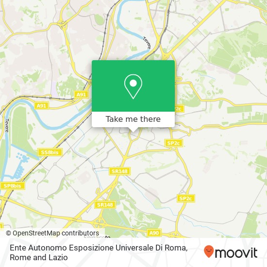 Ente Autonomo Esposizione Universale Di Roma map