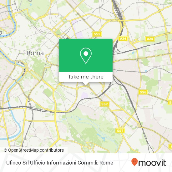 Ufinco Srl Ufficio Informazioni Comm.li map