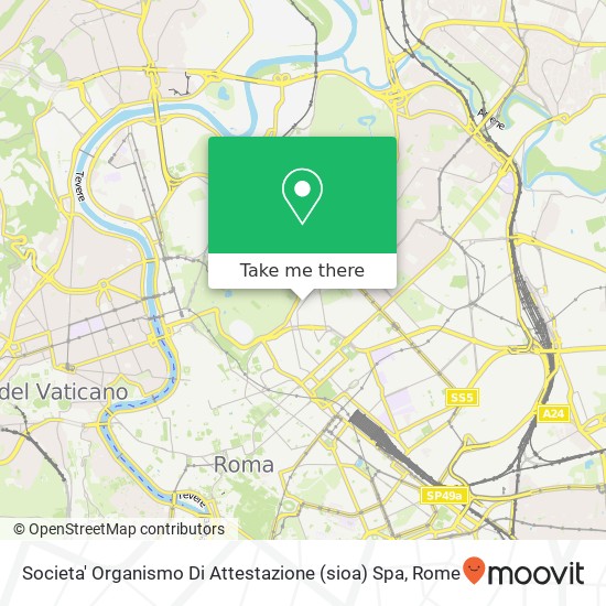 Societa' Organismo Di Attestazione (sioa) Spa map