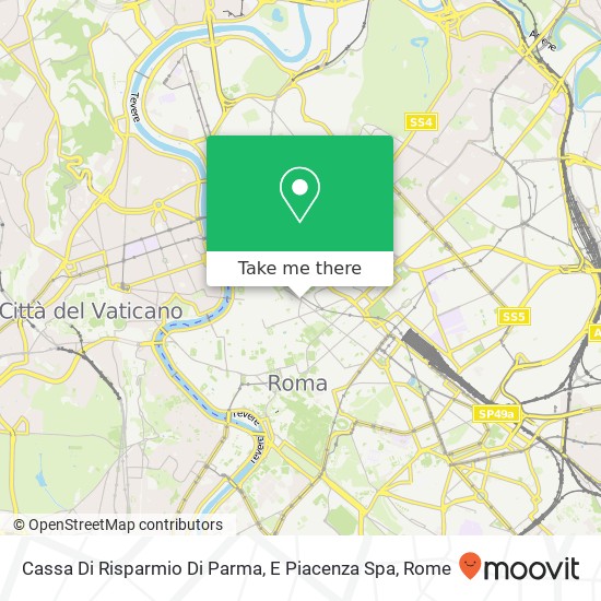 Cassa Di Risparmio Di Parma, E Piacenza Spa map