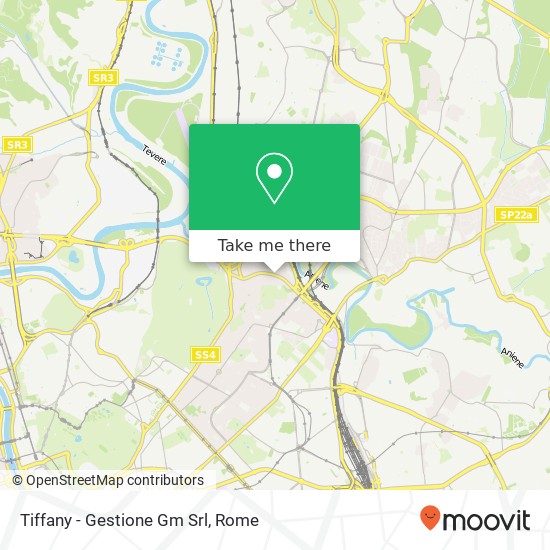Tiffany - Gestione Gm Srl map