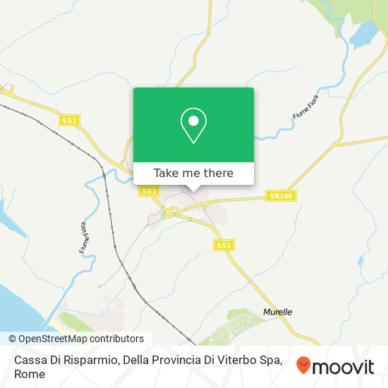 Cassa Di Risparmio, Della Provincia Di Viterbo Spa map