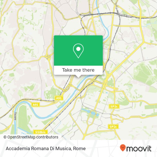 Accademia Romana Di Musica map