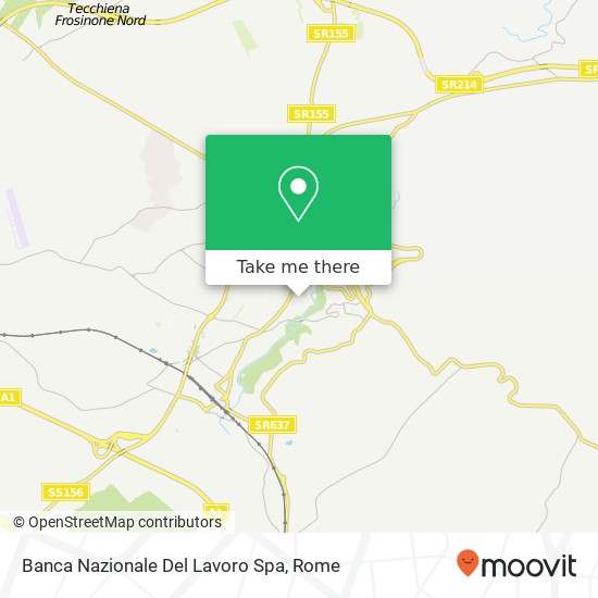 Banca Nazionale Del Lavoro Spa map