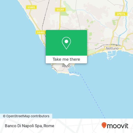 Banco Di Napoli Spa map