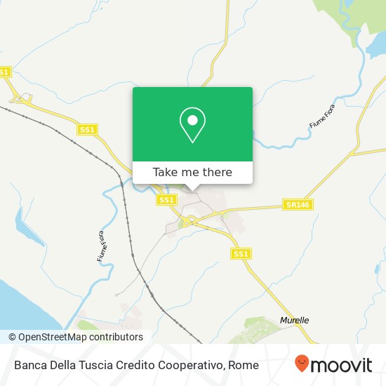 Banca Della Tuscia Credito Cooperativo map