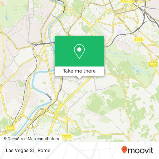 Las Vegas Srl map