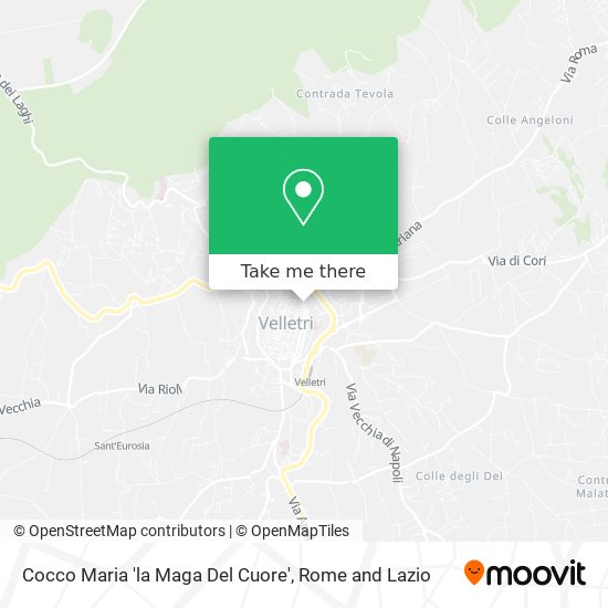 Cocco Maria 'la Maga Del Cuore' map