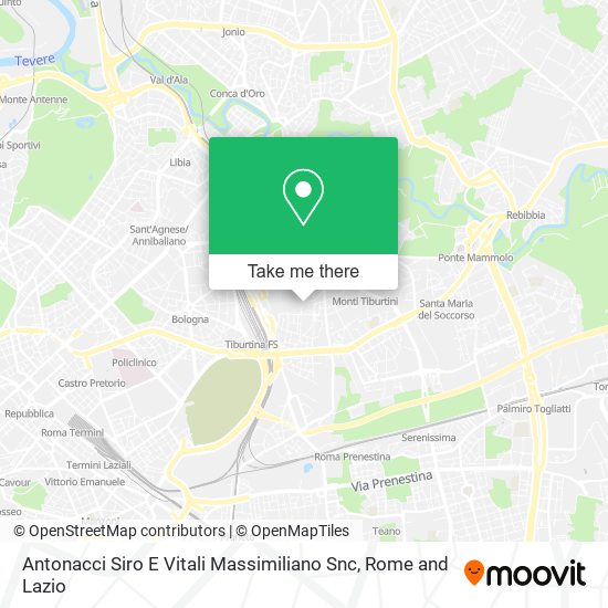 Antonacci Siro E Vitali Massimiliano Snc map